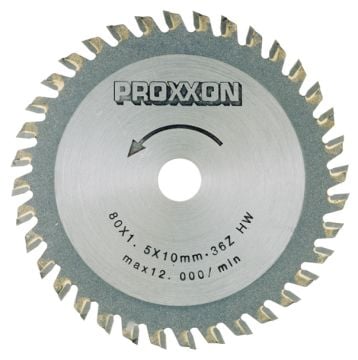 Proxxon Tungsten Karbür Uçlu Testere 80x1,5 mm 36 Diş (28732)