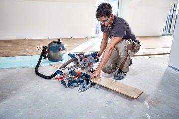 Bosch Akülü Gönye Kesme Makinesi GCM 18V-216 (2 x 8,0 Ah Akü) - 0601B41001