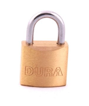 Dura Kilit DK2625 Sarı Asma Kilit 25 Mm