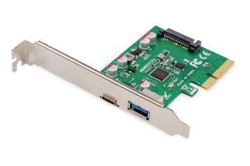 Assmann Digitus Usb 3.1 Pcı Express Kart, 2 X Harici Usb 3.1 Port, 1 X Usb-C™ Yuva, 1 X Usb-A Yuva, Maksimum 10Gb/S