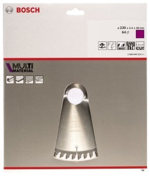 Bosch Daire Testere Bıçağı Multi Material 230x30 mm 64 Diş - 2608640513