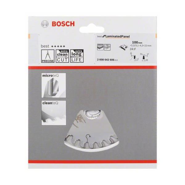 Bosch Daire Testere Bıçağı Best For LaminatedPanel 125x20 mm 24 Diş - 2608642609