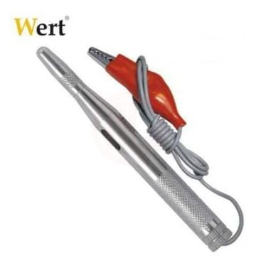 Wert 2605 Oto Elektrik Kontrol Kalemi, Metal Gövdeli, 6-24V