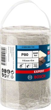 Bosch Ağ Zımpara Expert M480 115x5000 mm 80 Kum - 2608900785