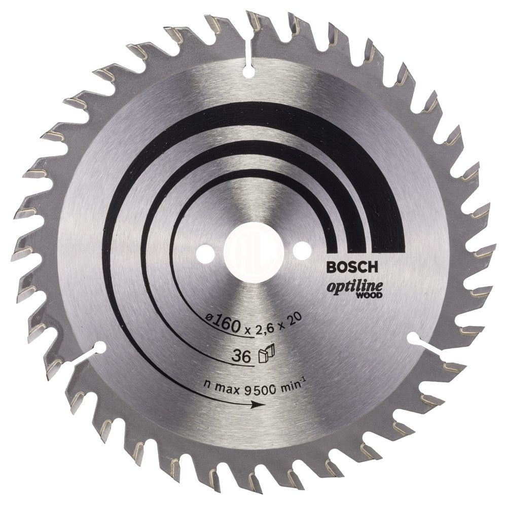 Bosch Daire Testere Bıçağı Optiline Wood 160x20/16 mm 36 Diş - 2608640597