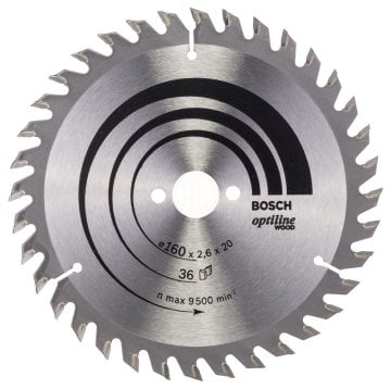 Bosch Daire Testere Bıçağı Optiline Wood 160x20/16 mm 36 Diş - 2608640597