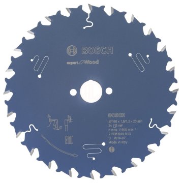 Bosch Daire Testere Bıçağı Expert For Wood 160x20 mm 24 Diş (1,8/1,3 mm) - 2608644013