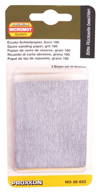 Proxxon Silikon Karbür Zımpara 180 Kum (20 Adet) PS13 İçin (28822)