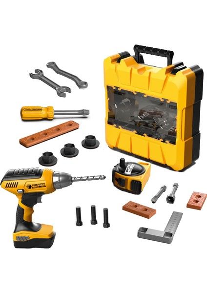 FUN OYUNCAK ALET ÇANTASI VE GERÇEKÇİ TAMİR ALETLERİ SETİ