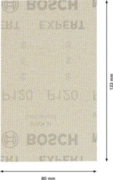 Bosch Ağ Zımpara Expert M480 80x133 mm 120 Kum (10 Adet) - 2608900736