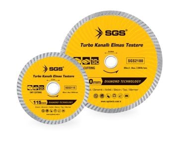 SGS 2115 Turbo Kanallı Elmas Testere (115Mm)