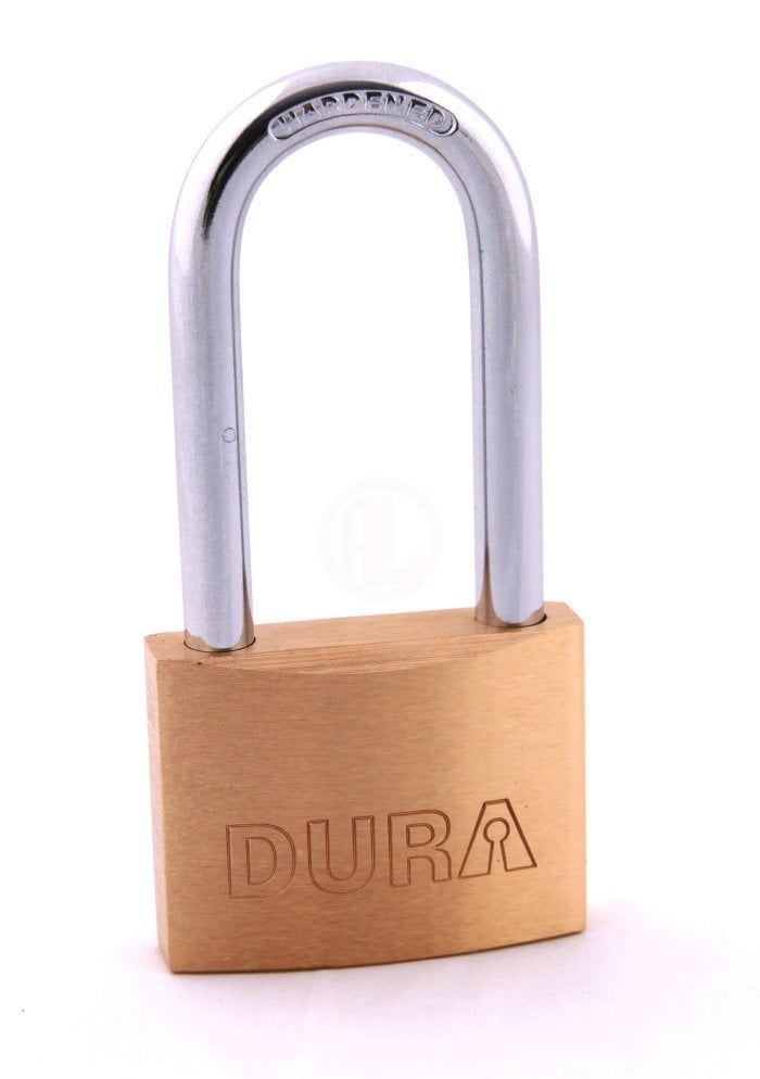 Dura Kilit DK2650L Sarı Asma Kilit Uzun 50 Mm
