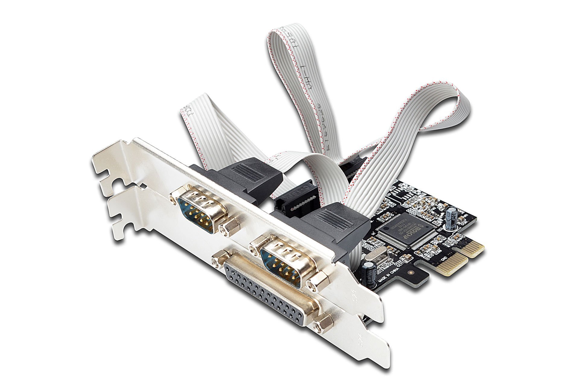 Assmann Digitus Multi I/O Pcı Express Kartı, 2 X Seri (Db9 Erkek), 1 X Paralel (Db25 Dişi) Port, Mcs9901Cv-Cc Chipsetli