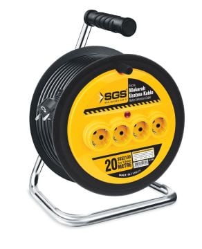 SGS 2130 Makaralı Uzatma Kablosu 1,5X20Mt