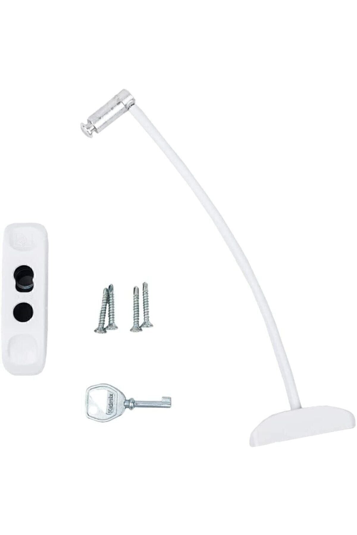 Kidmix Halatlı Emniyet Kilidi Beyaz