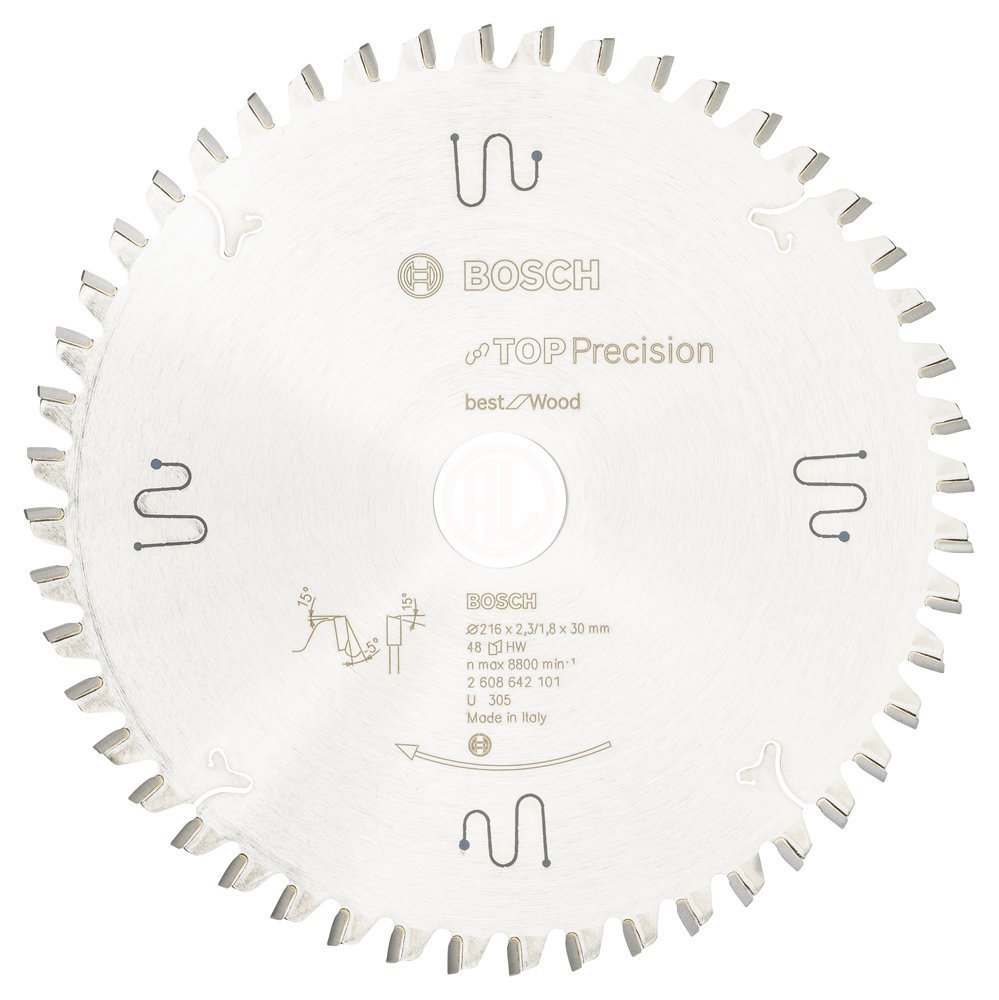 Bosch Daire Testere Bıçağı Best For Wood 216x30 mm 48 Diş - 2608642101