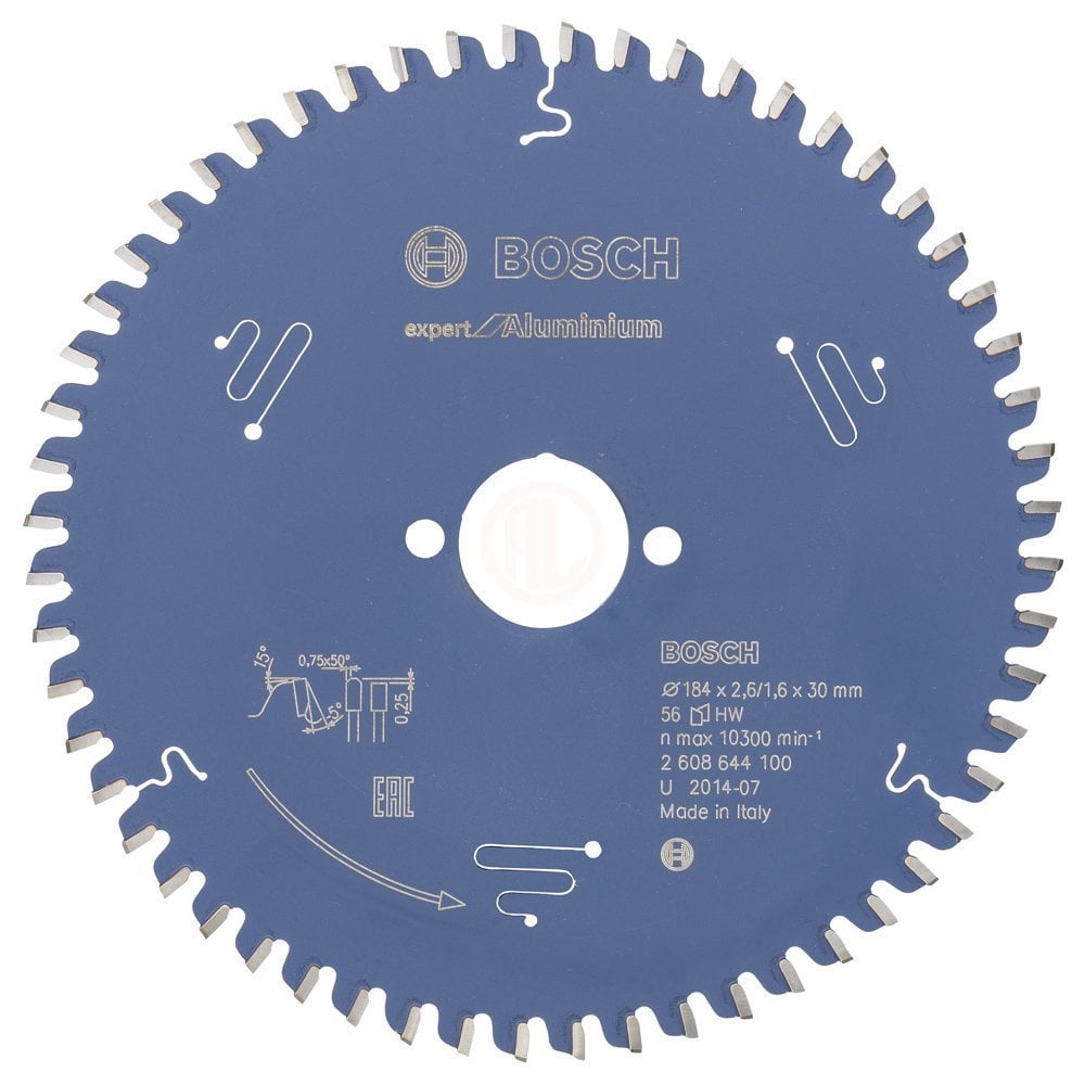 Bosch Daire Testere Bıçağı Expert For Aluminium 184x30 mm 56 Diş - 2608644100