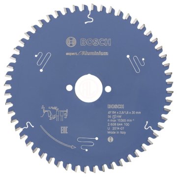Bosch Daire Testere Bıçağı Expert For Aluminium 184x30 mm 56 Diş - 2608644100