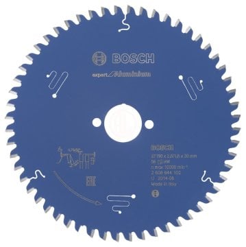 Bosch Daire Testere Bıçağı Expert For Aluminium 190x30 mm 56 Diş - 2608644102