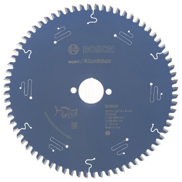 Bosch Daire Testere Bıçağı Expert For Aluminium 210x30 mm 72 Diş - 2608644105