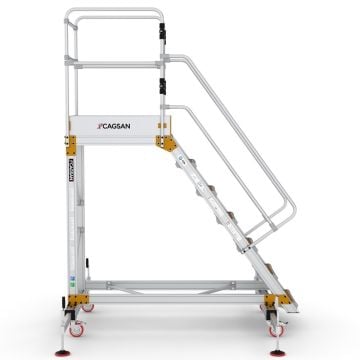 Çağsan Denge Ayaklı Endüstriyel Alüminyum Platform 6+1 Basamaklı - EPL1750