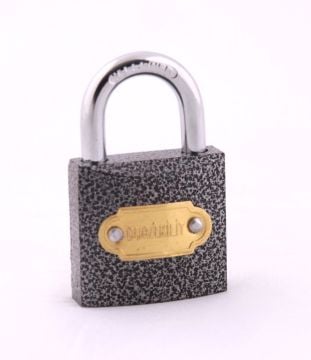 Dura Kilit DK3638 Gri Boya Asma Kilit 38 Mm