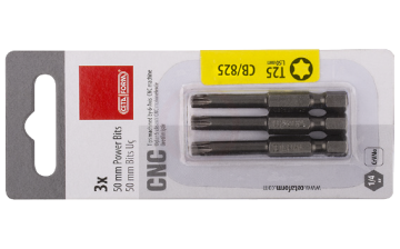 Ceta Form 3 Parça 1/4 İnç Torx Bits Uç T40 X 50 Mm / Kartlı