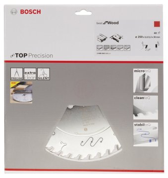 Bosch Daire Testere Bıçağı Best For Wood 250x30 mm 40 Diş - 2608642111