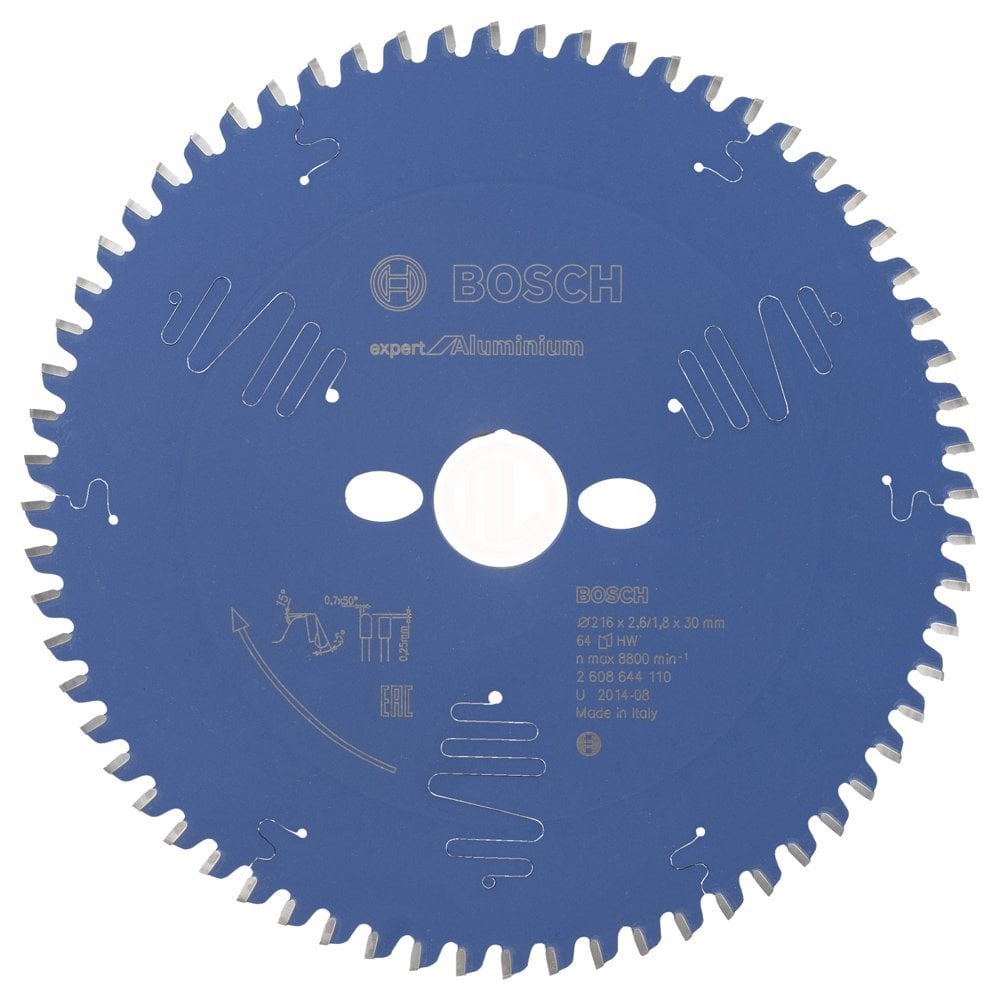 Bosch Daire Testere Bıçağı Expert For Aluminium 216x30 mm 64 Diş - 2608644110