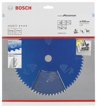 Bosch Daire Testere Bıçağı Expert For Aluminium 216x30 mm 64 Diş - 2608644110