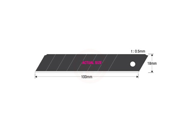 Fisco KDS Japon Maket Bıçak Yedeği (1 Paket/10 Adet) LB-10BH