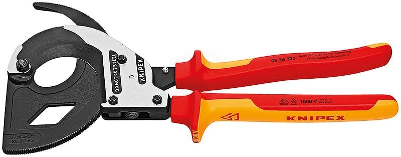 Knipex 95 36 CIRCIR MEKANİZMALI KABLO MAKASI 320 MM - KNI9536320
