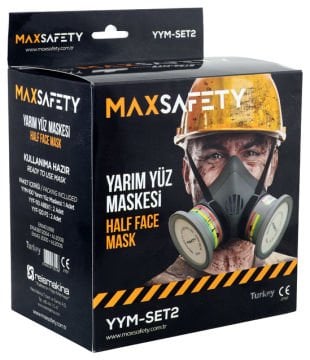Maxsafety Yarım Yüz Maskesi Seti Yym - 100+Yyf - 110+Yyf - 120 - YYM-SET2
