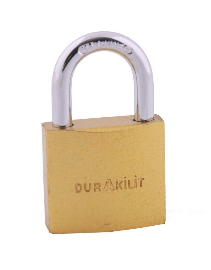 Dura Kilit DK4638 Sarı Asma Kilit 38 Mm