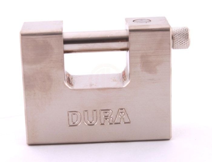Dura Kilit DK6195 Krom Çelik Asma Kilit 95 Mm