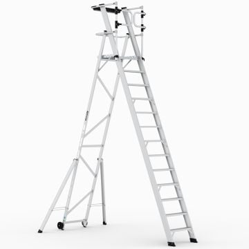 Çağsan Katlanır Platformlu Merdiven 12+1 Basamaklı - KPN12