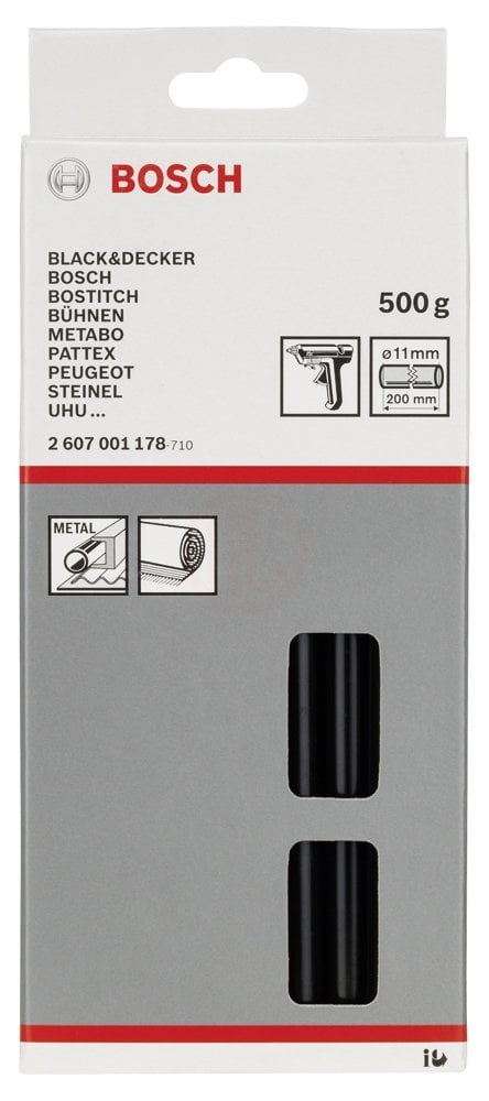 Bosch Tutkal Çubuğu 11x200 mm 500 Gr Siyah - 2607001178