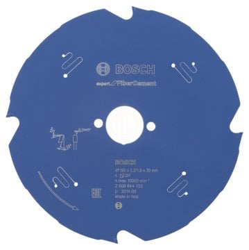 Bosch Daire Testere Bıçağı Expert For FiberCement 190x30 mm 4 Diş - 2608644125