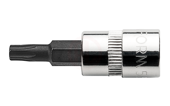 Ceta Form 1/4 İnç Delikli Torx Uçlu Lokma T9 X 37 Mm