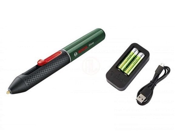 Bosch Akülü Gluey Tutkal Kalemi Yeşil (2 x 1,2V HR06 AA Şarj Edilebilir Pil) - 06032A2100