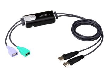 Aten 2-Port Usb Sınırsız Kablolu Km Switch