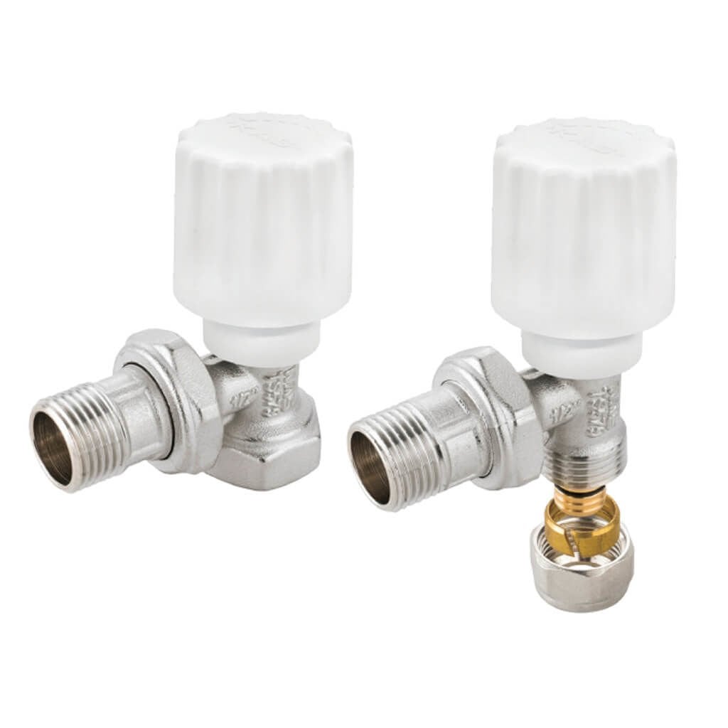 KAS Radyatör Vanası Köşe 1/2 İnç (KV4)