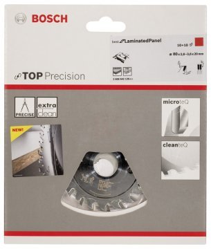 Bosch Daire Testere Bıçağı Best For LaminatedPanel 80x20 mm 10+10 Diş - 2608642126