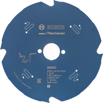 Bosch Daire Testere Bıçağı Expert For FiberCement 184x30 mm 4 Diş - 2608644344