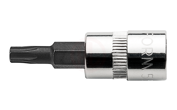 Ceta Form 1/4 İnç Delikli Torx Uçlu Lokma T25 X 37 Mm
