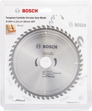 Bosch Daire Testere Bıçağı Eco For Wood 190x30 mm 48 Diş (1 Adet) - 2608644377