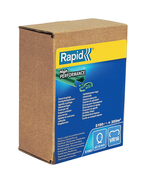 Rapid VR16 3.19m Tel Örgü Hog Halka Tel Yeşl Pet Coated - 40108809