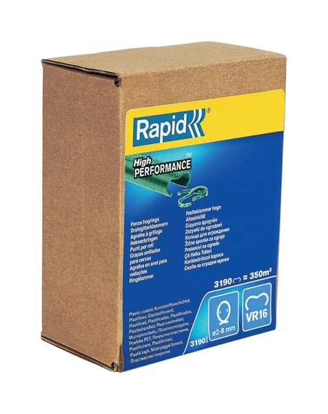 Rapid VR16 3.19m Tel Örgü Hog Halka Tel Yeşl Pet Coated - 40108809