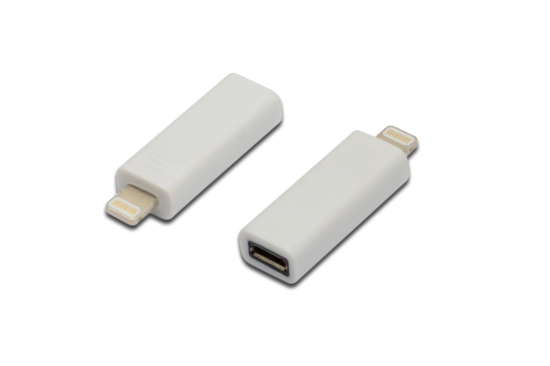 Assmann İphone Adaptörü, Apple 8Pin Erkek - Micro Usb B Dişi