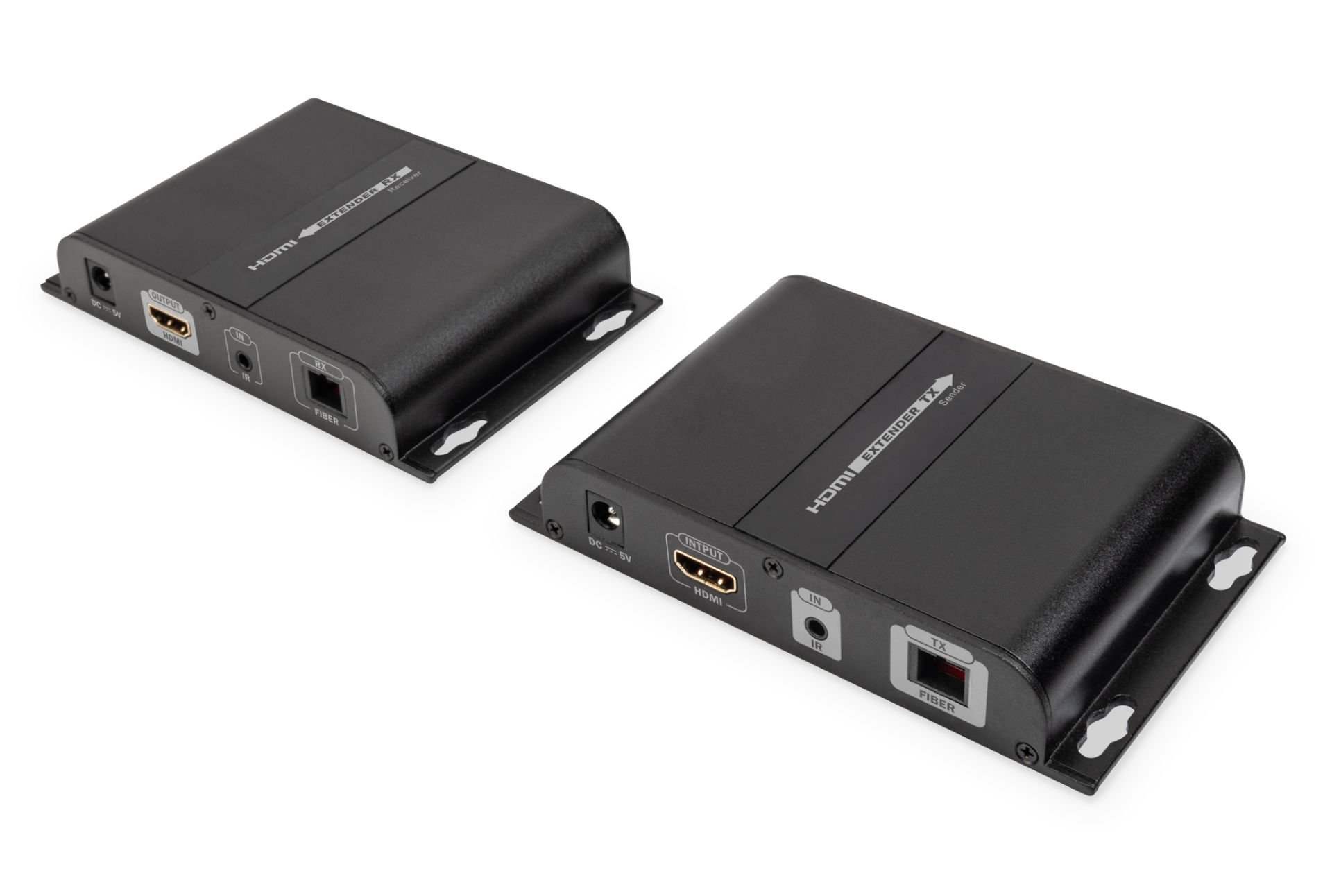 Assmann Digitus Hdmı Fiber Optik Sinyal Uzatma Cihazı, Alıcı (Receiver) Ve Transmitter (Verici) Birimler Dahil, 20 Km
